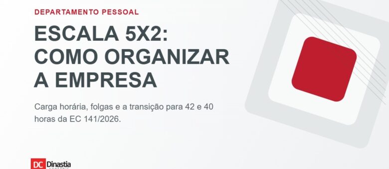 Escala 5x2 em 2026: carga horária, folgas e como organizar a empresa